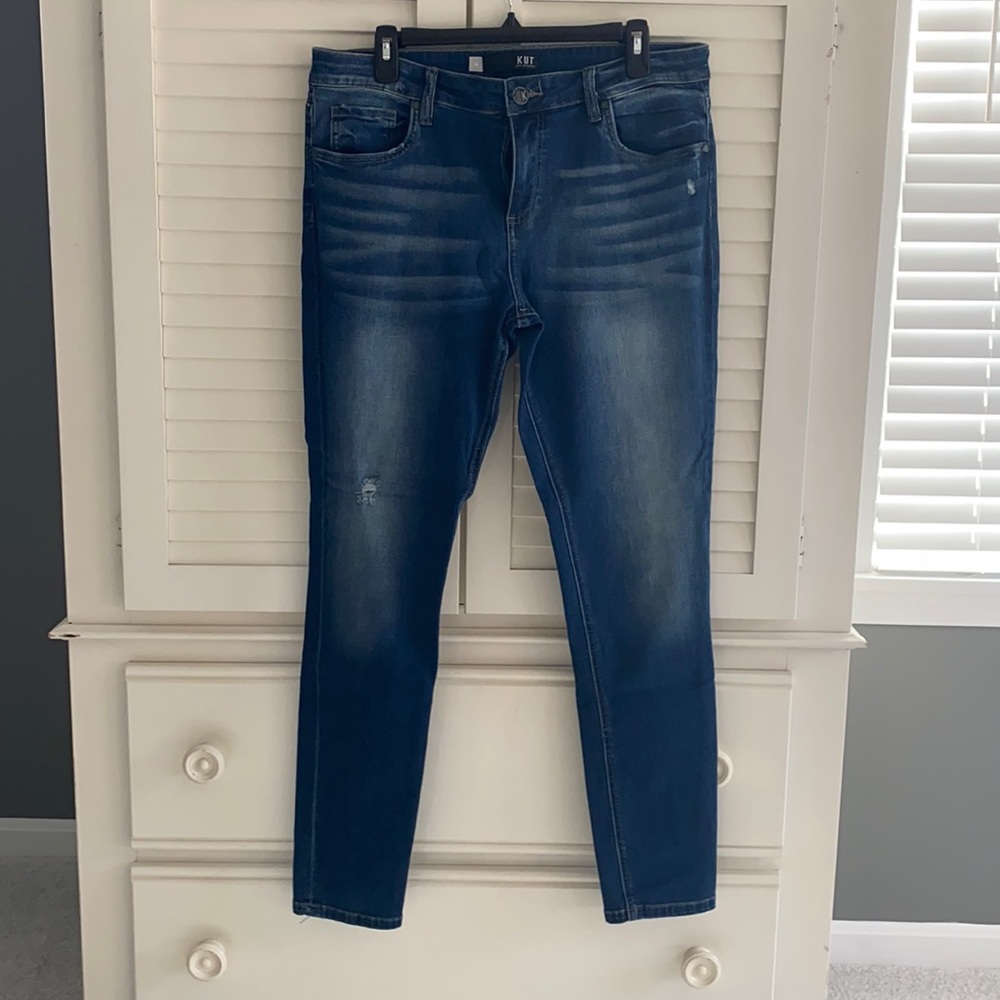 Kut from the Kloth MIA toothpick skinny jeans Sz 14
